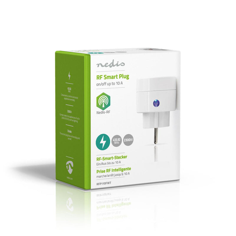 Load image into Gallery viewer, Nedis rfp110fwt rf smart stekker aan uit schuko type f 2300 w
