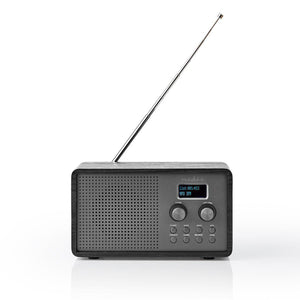 Nedis rddb5110bk dab+ radio 4,5 w fm klok wekkerfunctie zwart
