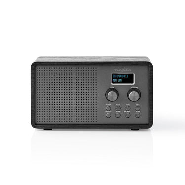 Nedis rddb5110bk dab+ radio 4,5 w fm klok wekkerfunctie zwart