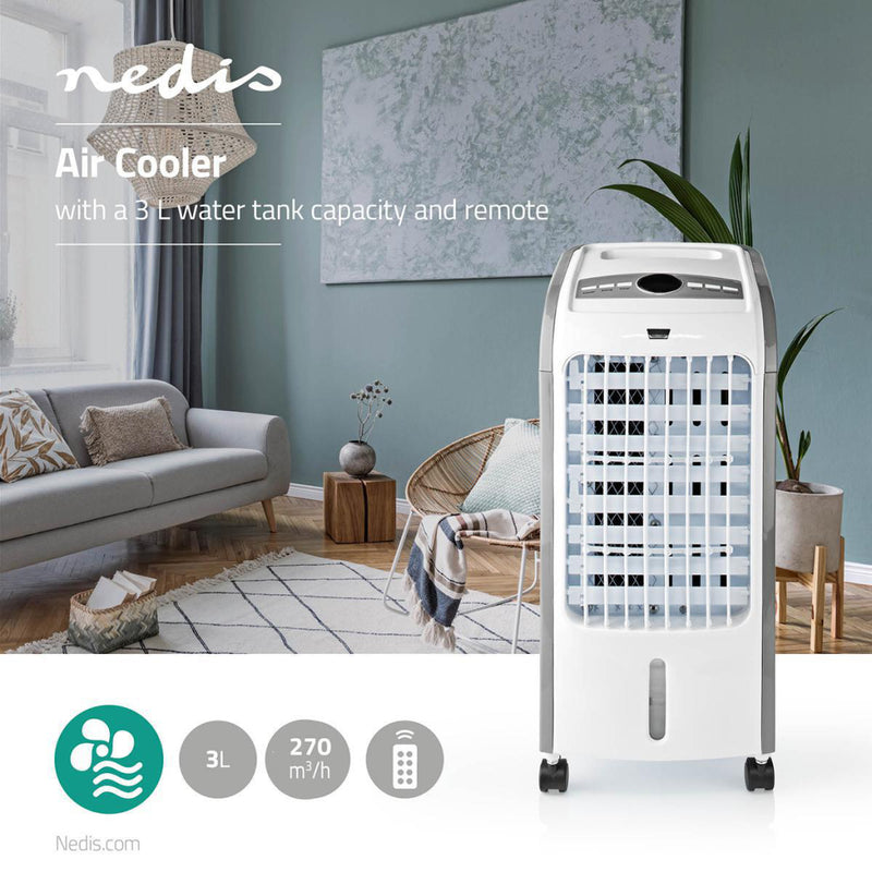 Load image into Gallery viewer, Nedis cool115cwt air cooler 3 l 270 m sup3; h timer remote control
