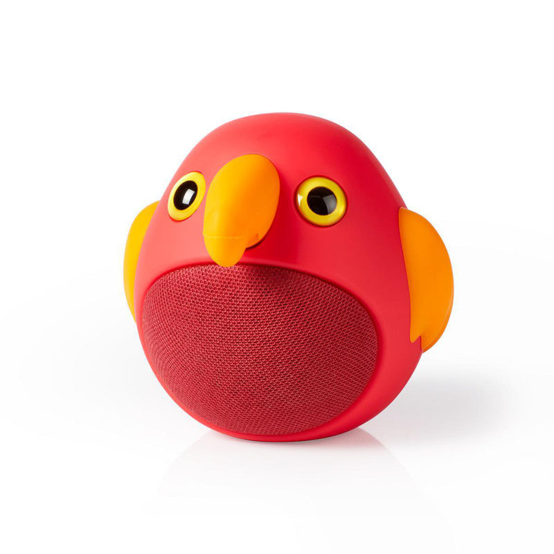 Load image into Gallery viewer, Nedis spbt4100rd animaticks bluetooth speaker 3 uur speeltijd handsfree bellen perry parrot
