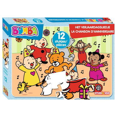 Bumba puzzel het verjaardagslied 12 stukjes