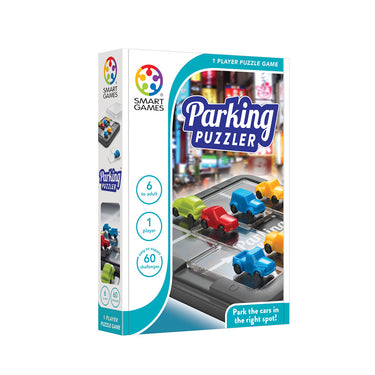 Smartgames - parking puzzler - 60 opdrachten - breinbreker - auto's - reisspel