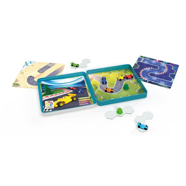 Smartgames pole position - magnetisch 3d race denkspel - 48 educatieve circuit uitdagingen - compact reisspel solospel - vanaf 5 jaar