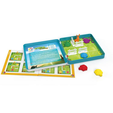 Smartgames turtle tactics - magnetisch logisch denkspel - 48 educatieve haas schildpad uitdagingen - compact reisspel solospel - vanaf 5 jaar