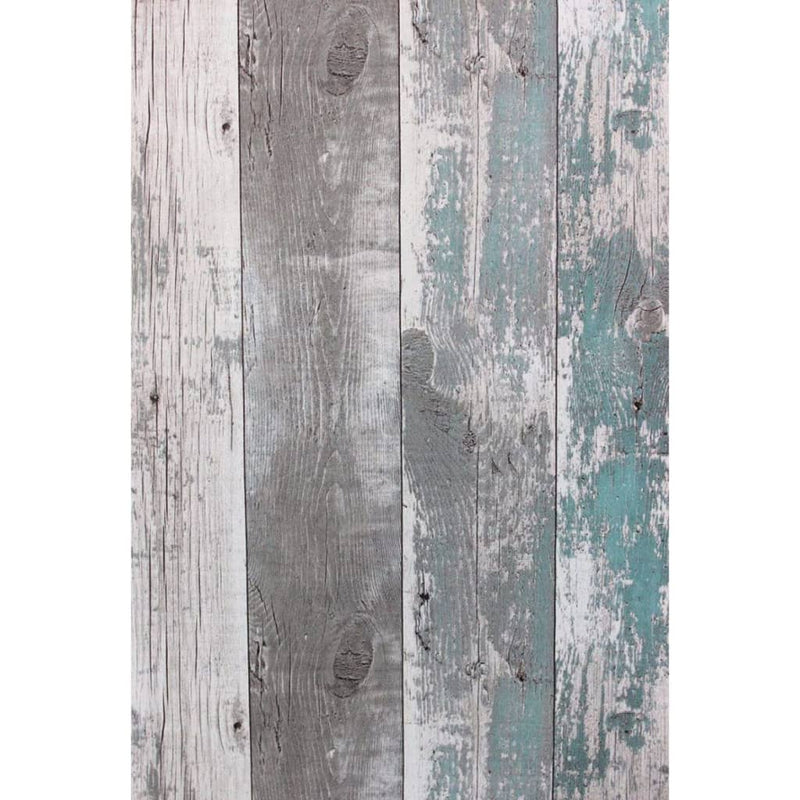 Load image into Gallery viewer, Noordwand behang topchic wooden planks donkergrijs en blauw
