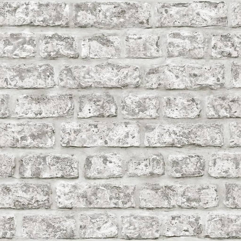 Load image into Gallery viewer, Noordwand behang topchic brick wall donkergrijs
