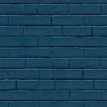 Noordwand behang good vibes brick wall blauw