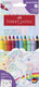 Faber-castell kleurpotloden - jumbo grip unicorn - 10 kleuren incl. stickervel - fc-110923