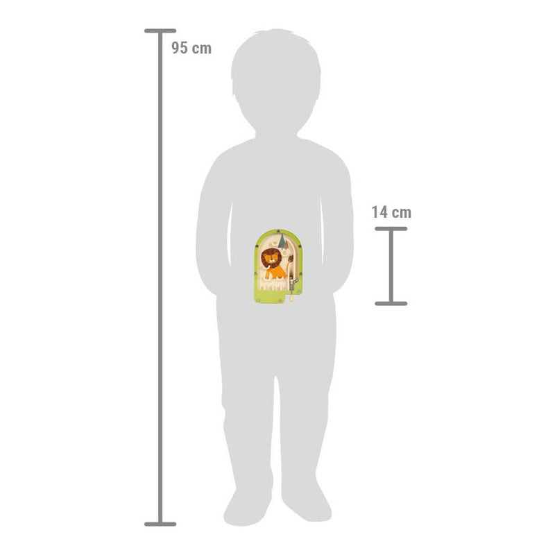Load image into Gallery viewer, Small foot - houten mini flipperspel leeuw
