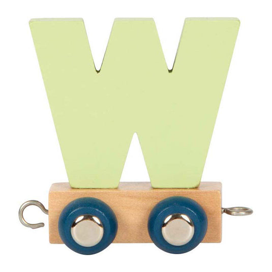 Small foot - houten lettertrein polar - w