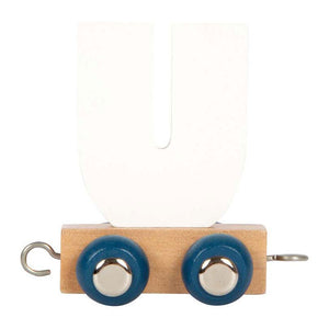 Small foot - houten lettertrein polar - u
