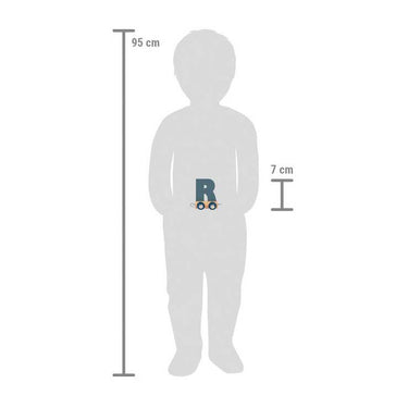 Small foot - houten lettertrein polar - r