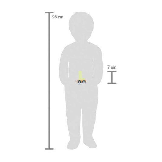 Small foot - houten lettertrein polar - l
