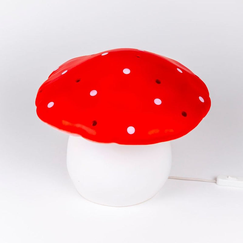 Afbeelding laden in galerijviewer, Egmont lamp paddenstoel rood+dimmer.
