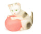 Egmont lamp kat met bol wol. roze.