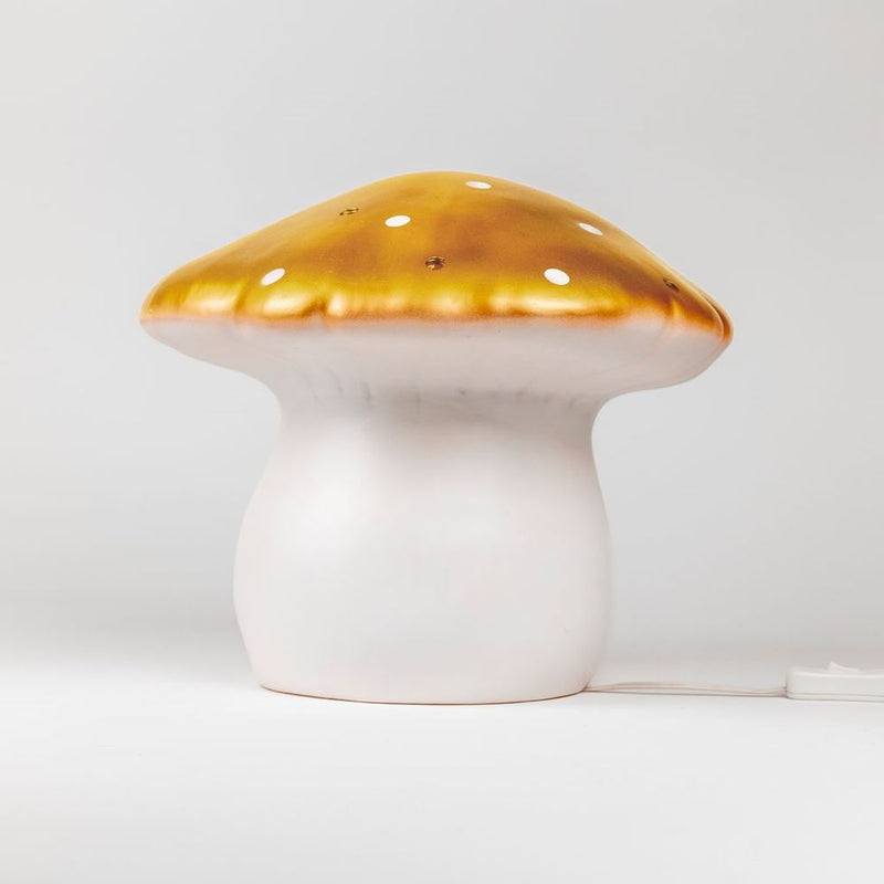 Load image into Gallery viewer, Egmont lamp paddenstoel goud+dimmer.
