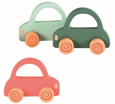 Egmont dsp houten auto's. 6 st. 3 assort