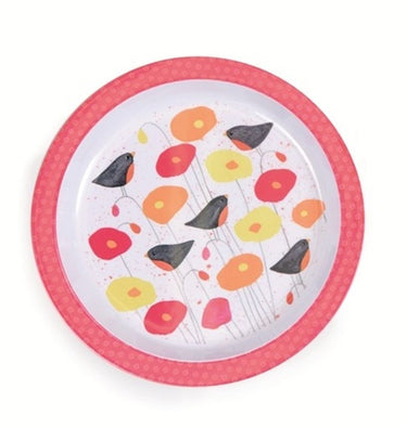 Keukengerei: bord klaproos 21,5 cm