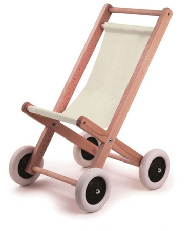 Egmont houten buggy met natuurdoek. 40x5