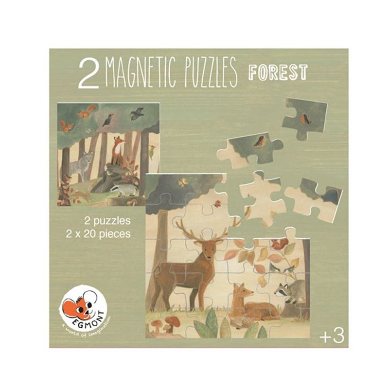 Afbeelding laden in galerijviewer, Egmont magnetische puzzel bos. 17,5x17,5
