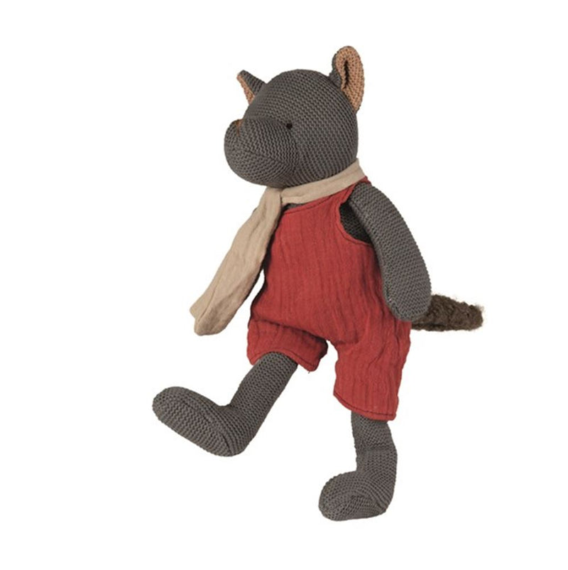 Afbeelding laden in galerijviewer, Egmont gebreide knuffel wolf john. 30 cm
