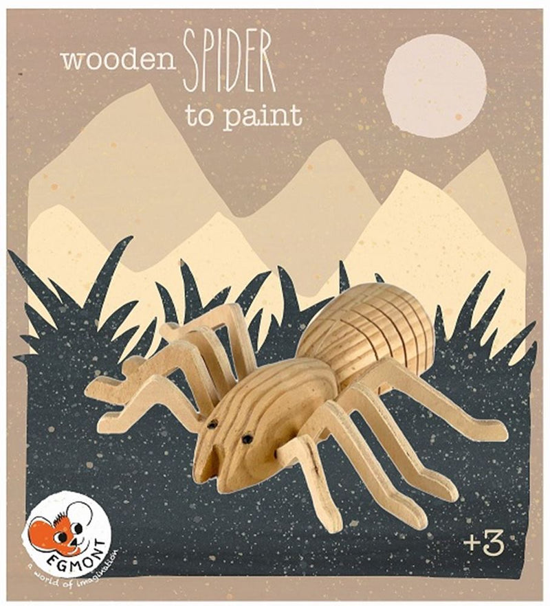 Load image into Gallery viewer, Houten spin om te verven. 15x17x3 cm. 3+
