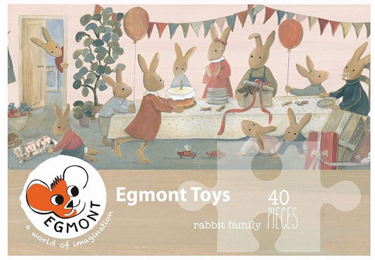 Egmont puzzel familie konijn. 40 st. fsc