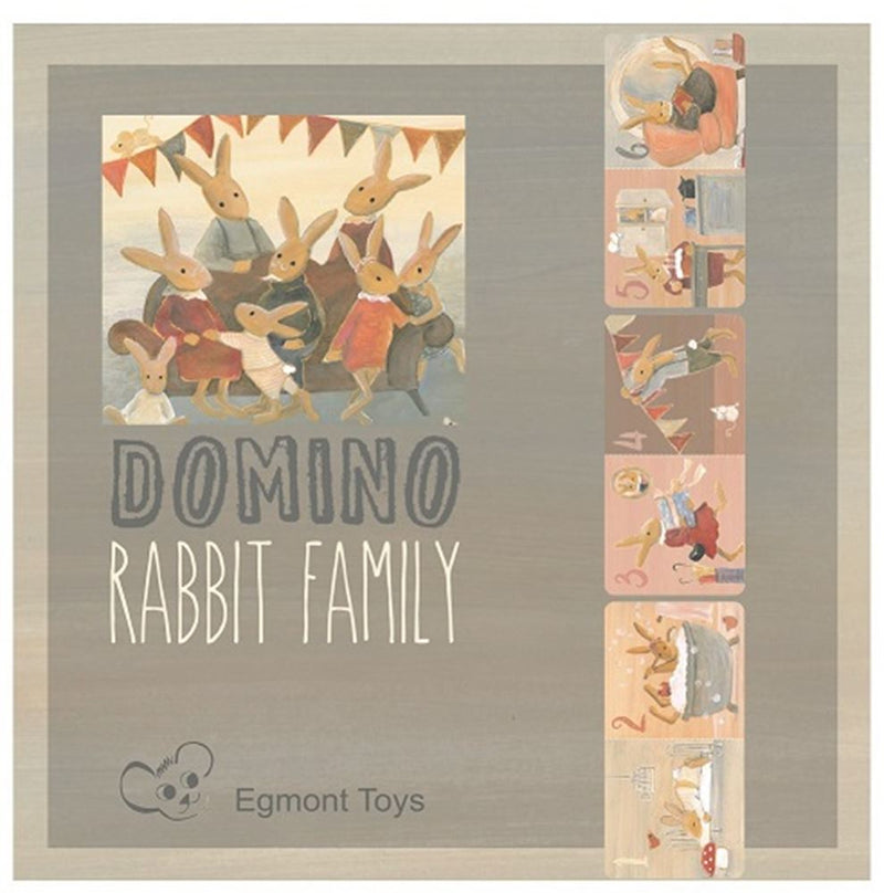 Afbeelding laden in galerijviewer, Egmont domino familie konijn. fsc karton
