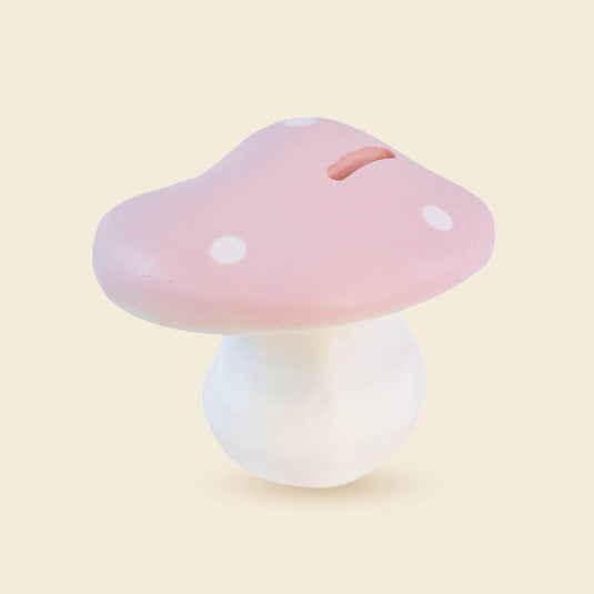 Egmont spaarpot paddenstoel roze. 11 cm.