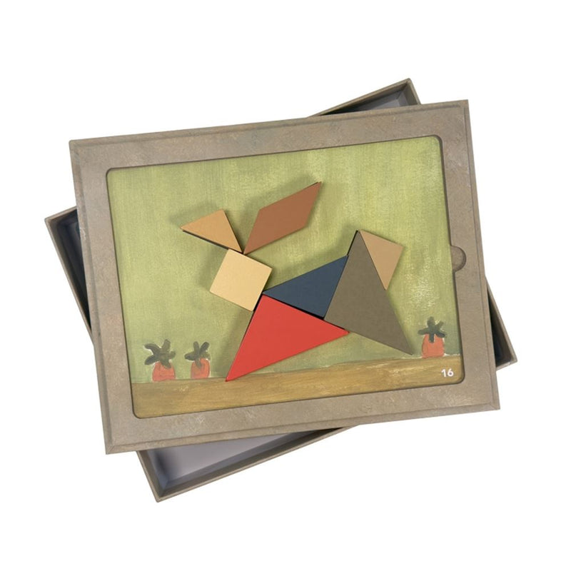 Load image into Gallery viewer, Egmont magnetische spel tangram. 23x18x4
