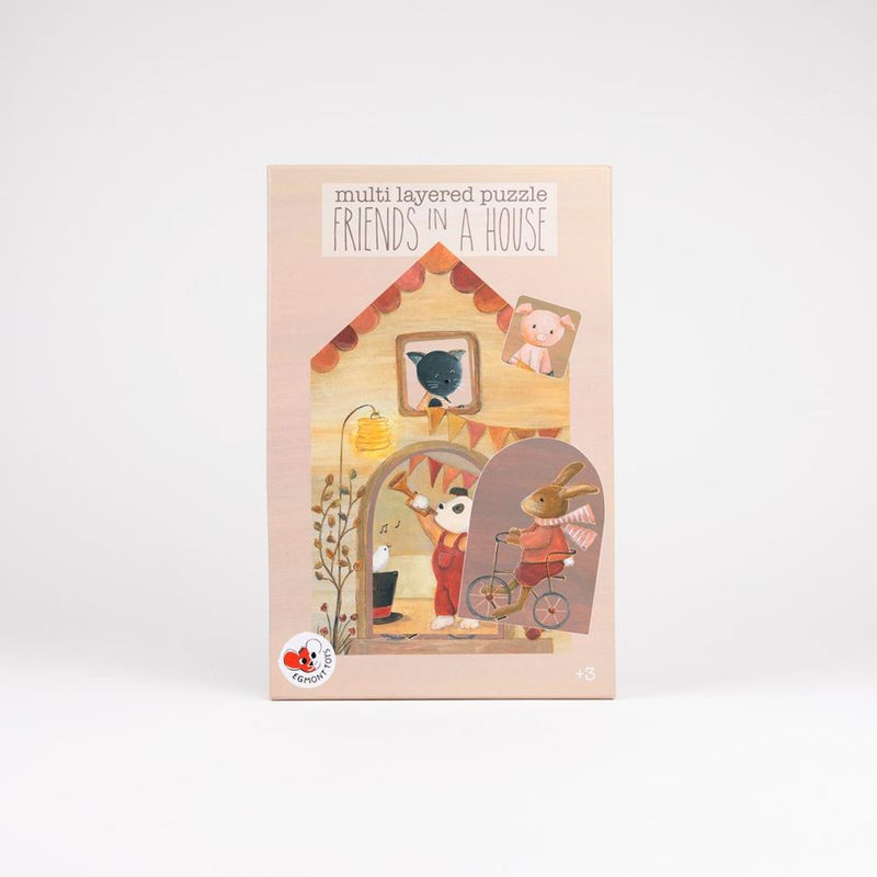 Afbeelding laden in galerijviewer, Egmont meerlagen puzzel vrienden. fsc ka
