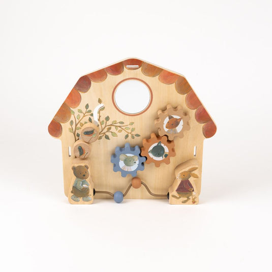 Egmont houten activiteitenbord. 30x26x1