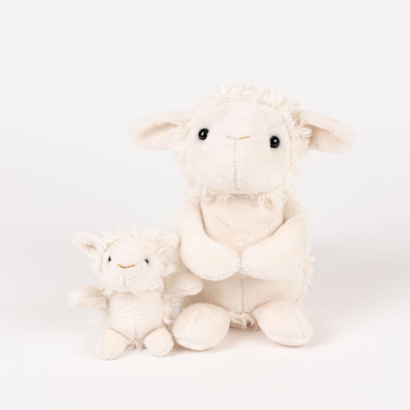 Load image into Gallery viewer, Egmont knuffel schaap met baby. 15x15x12
