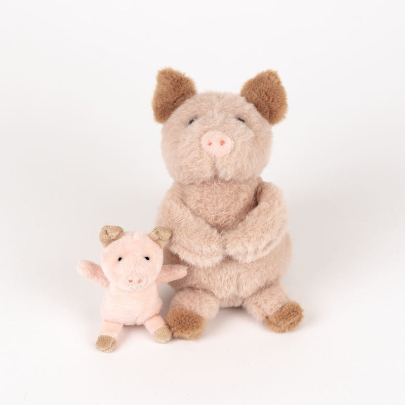 Load image into Gallery viewer, Egmont knuffel varken met baby. 15x15x12
