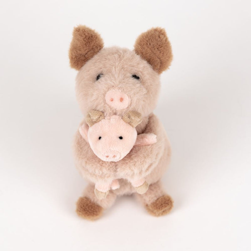 Load image into Gallery viewer, Egmont knuffel varken met baby. 15x15x12
