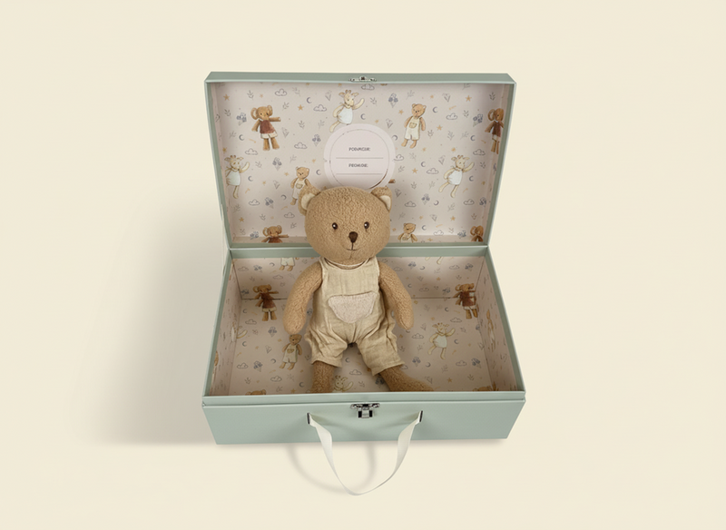 Afbeelding laden in galerijviewer, Egmont knuffel marcel de beer cadeaudoos
