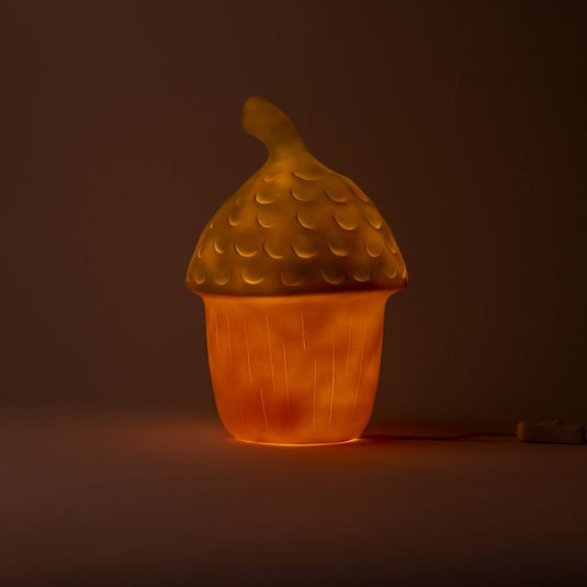 Egmont lamp eikel, amandel+dimmer. 20x30