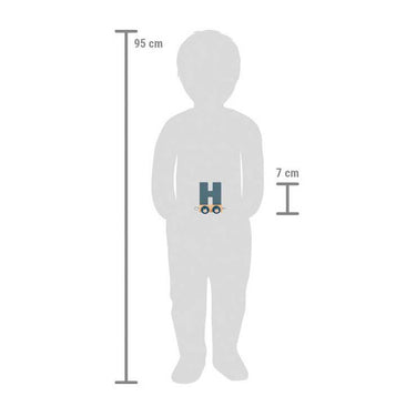 Small foot - houten lettertrein polar - h