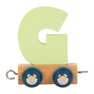 Small foot - houten lettertrein polar - g