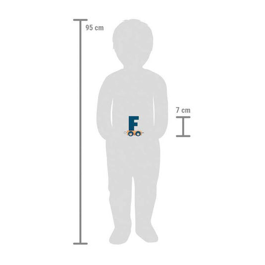 Small foot - houten lettertrein polar - f