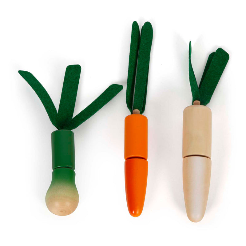 Load image into Gallery viewer, Small foot - houten snij- en groenten speelset fresh, 14dlg.
