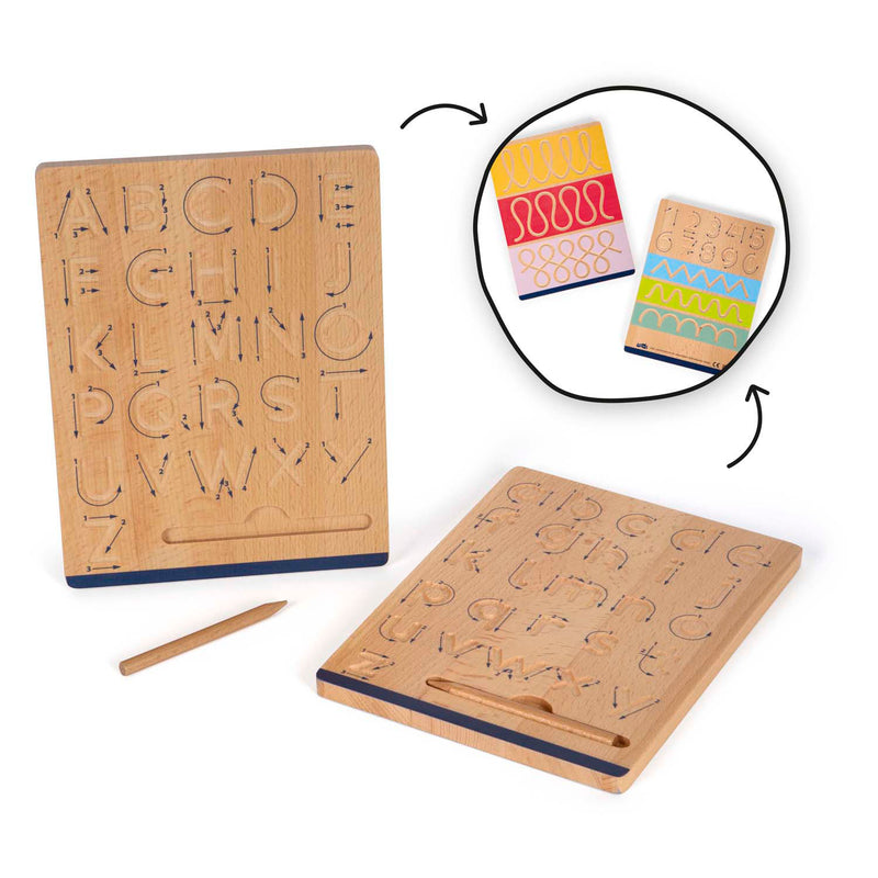 Load image into Gallery viewer, Small foot - houten schrijfbordset voor schrijftraining
