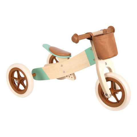 Small foot houten driewieler trike karamel bruin