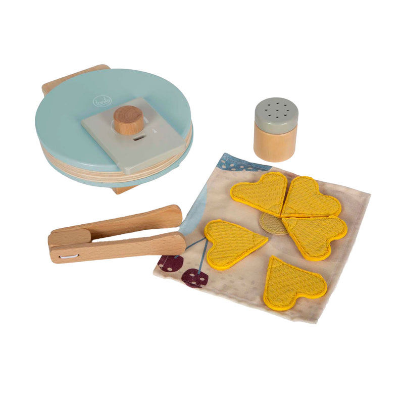 Load image into Gallery viewer, Small foot - houten wafelijzer speelset, 10dlg.
