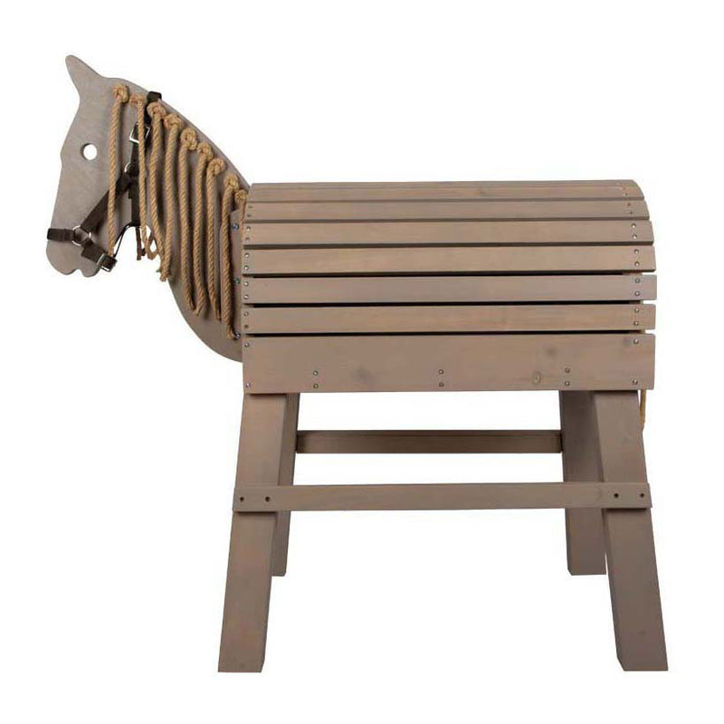 Load image into Gallery viewer, Small foot - houten paard grijs
