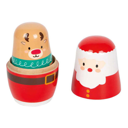 Small foot - kerstmis matroesjka poppen