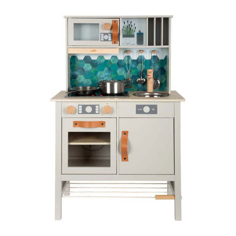 Load image into Gallery viewer, Small foot - houten speelkeuken tasty grijs
