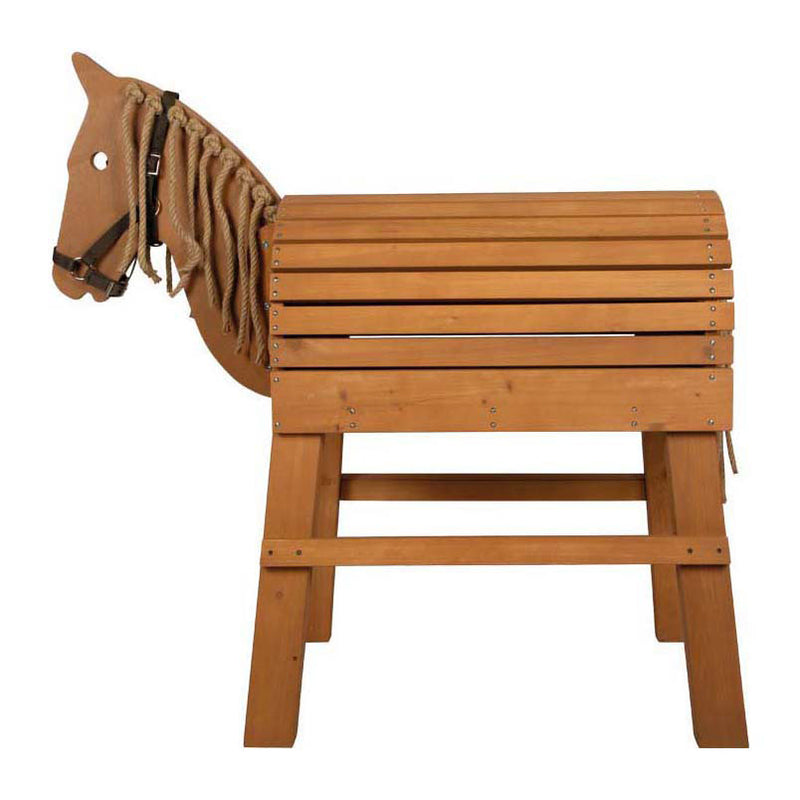 Load image into Gallery viewer, Small foot - houten paard bruin
