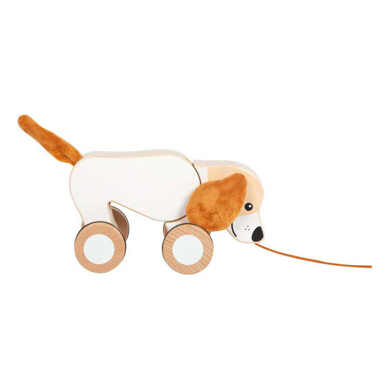 Afbeelding laden in galerijviewer, Small foot - houten trekhond met knisperende oren
